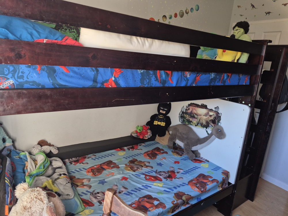 Bunk Bed with Stairs and Storage