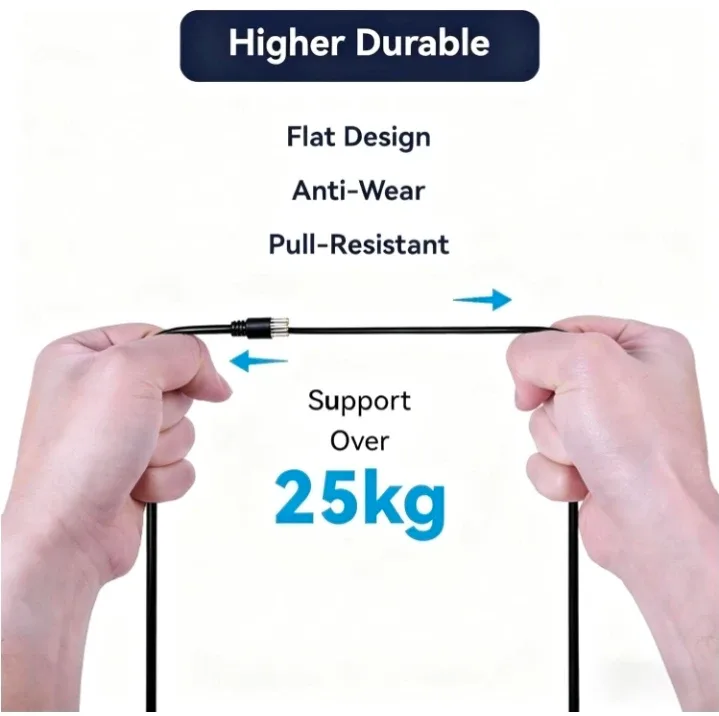 Cat 6 Ethernet Cable 3ft Flat Internet Network Cables image indicator(6)