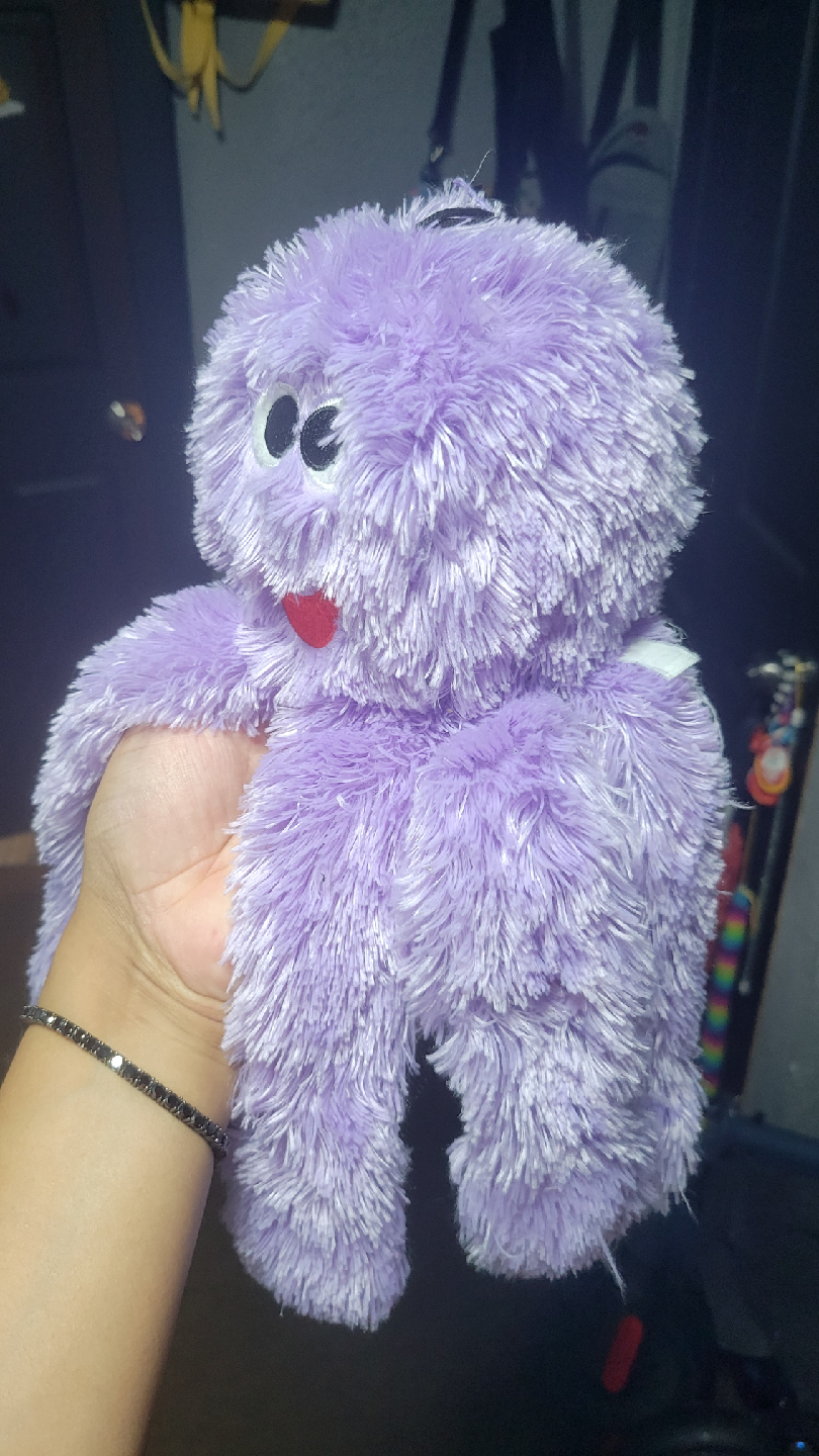 Stuffed Penguin with Green Hat & Purple Plush Toy - photo 2