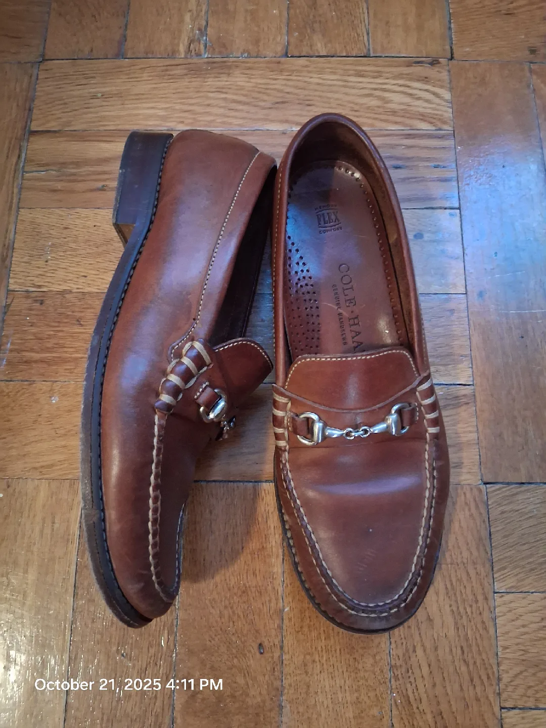 Cole Haan Brown Leather Loafers womens image indicator(2)