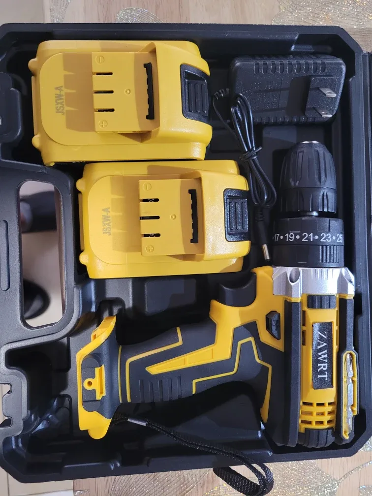 NEW Cordless Hammer Drill Driver Kit ZAWRT image indicator(2)