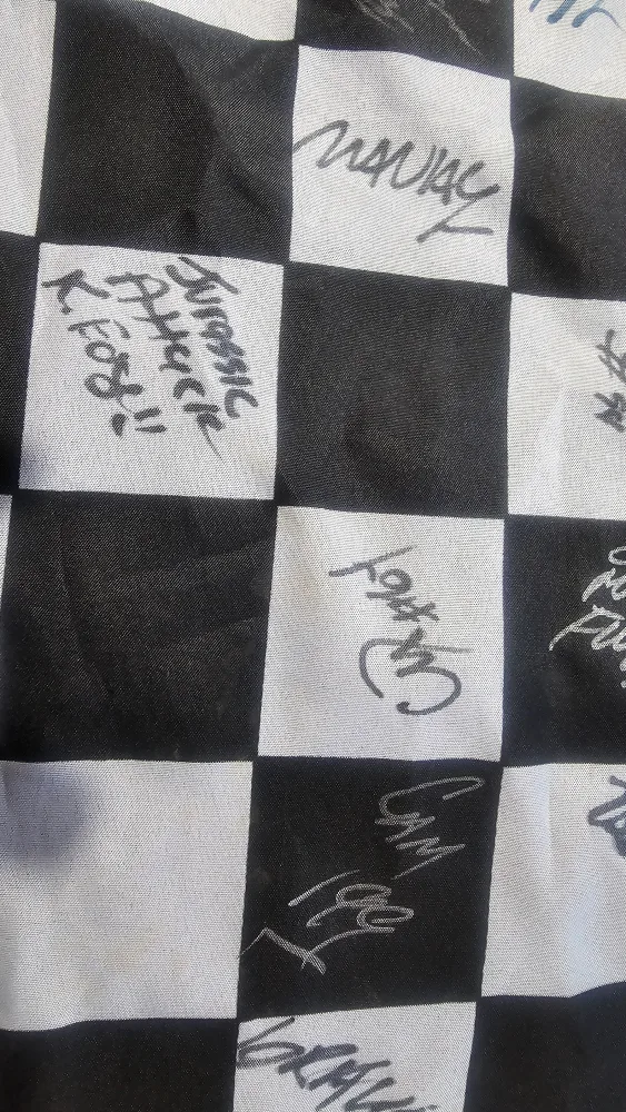 MONSTER TRUCK Signed Racing Checkered Flag image indicator(4)