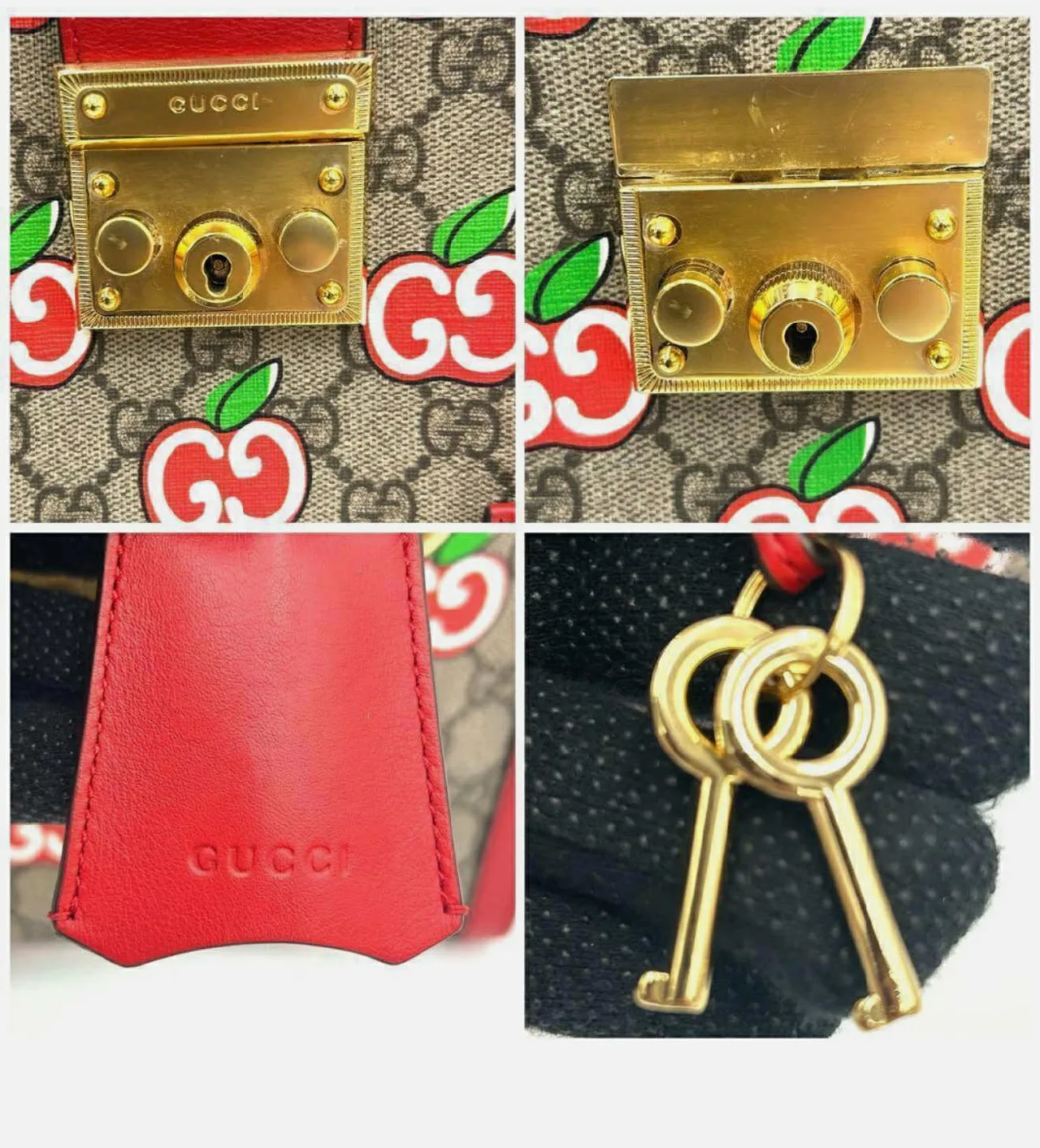 Gucci Padlock GG Apple Chain  Shoulder Bag image indicator(2)
