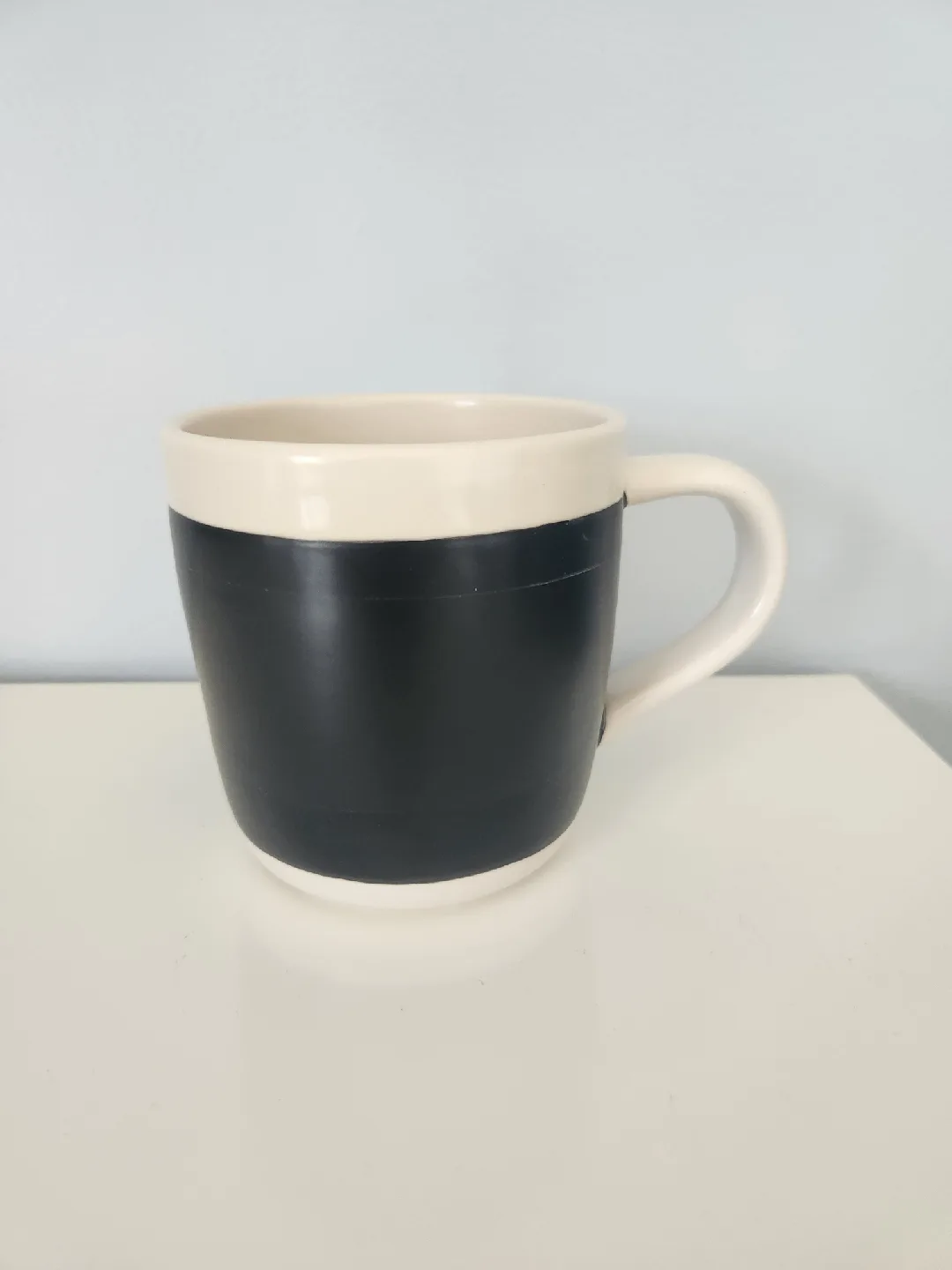 Starbucks Black and Cream Mug