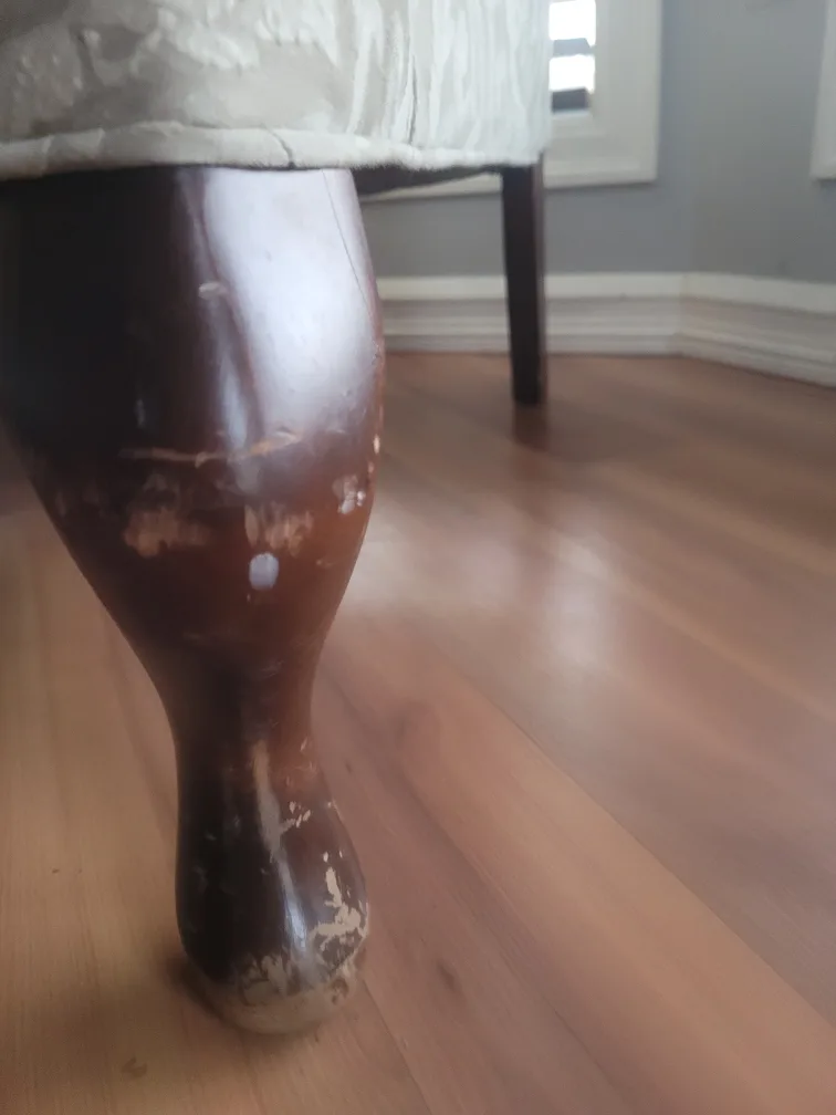 Wingback Chair - Beige Patterned Fabric image indicator(4)