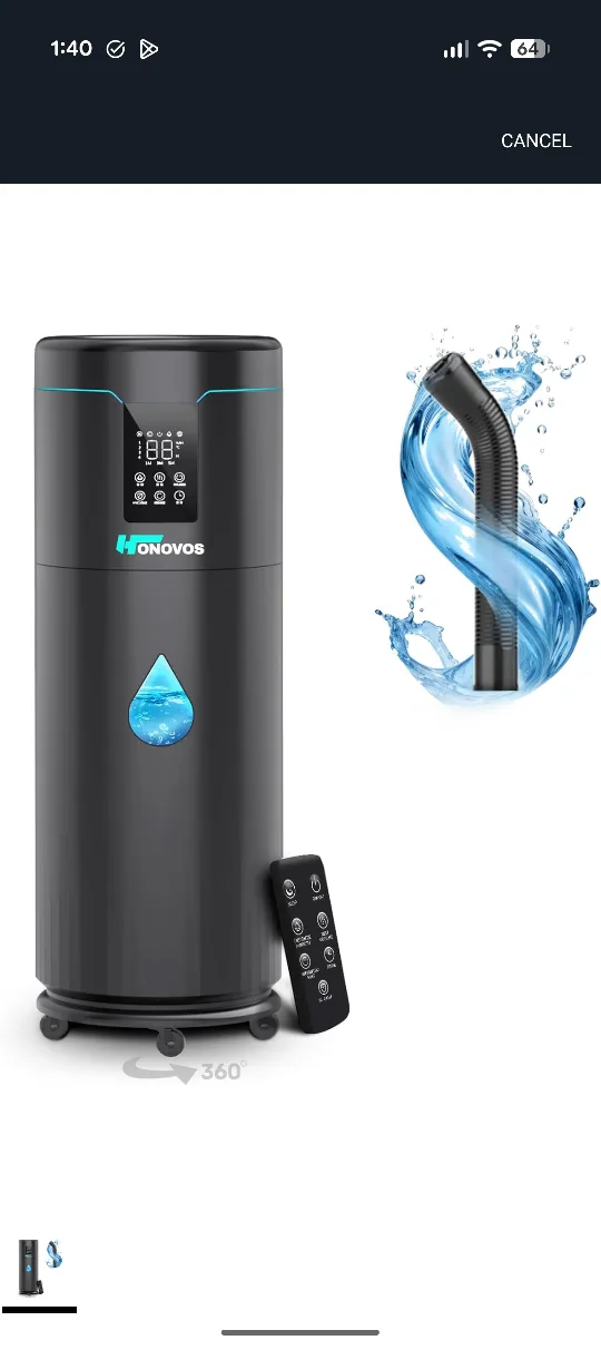 HONOVOS Aromatherapy Humidifier - Large 4.5Gal