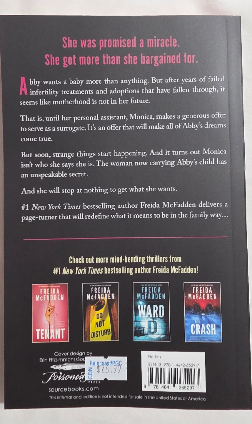 The Surrogate Mother by Freida McFadden image indicator(2)