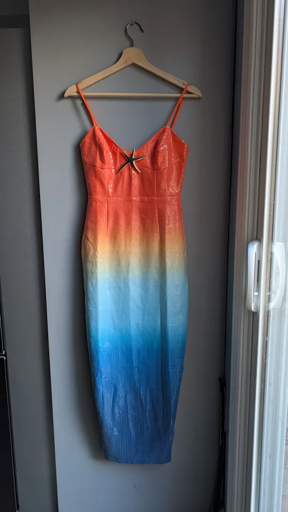 Runaway the Label Ombre Sequin Midi Dress (XS) image indicator(3)