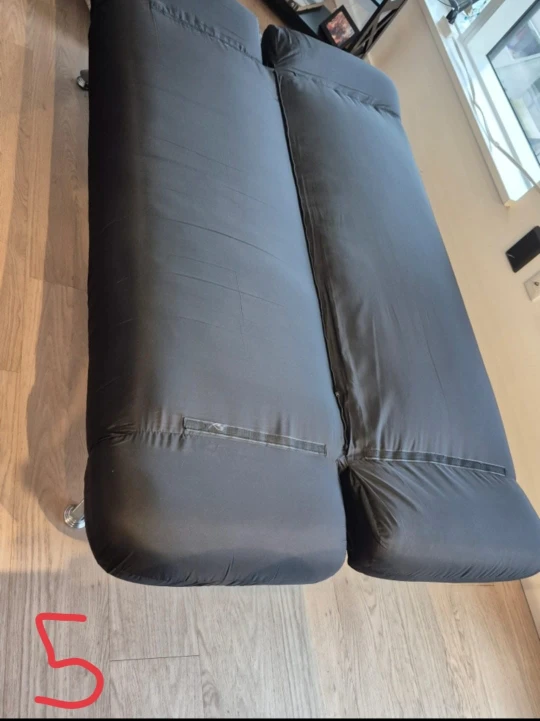 Black Futon Sofa Bed - photo 4