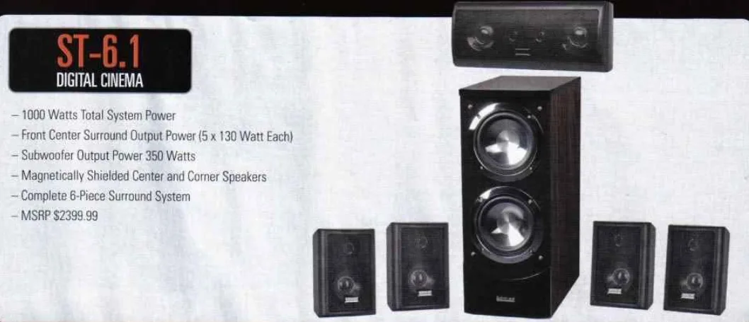 Speaker Surround Sound System w/ FREE items image indicator(5)