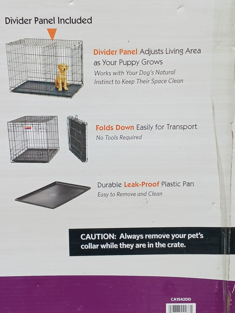 Dog Crate Large 24' x 36' - photo 5