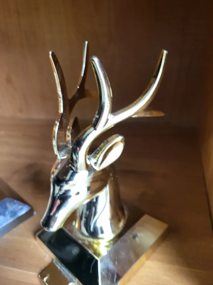 Deer Head Metal Stocking Holder image indicator(3)