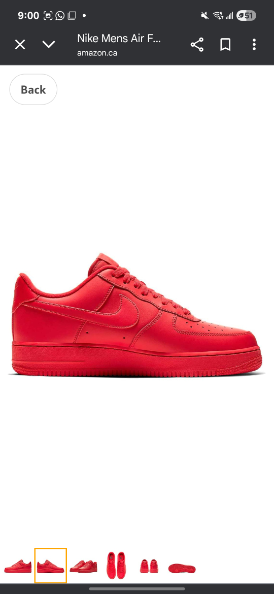 Nike Air Force 1 '07 Red - photo 2