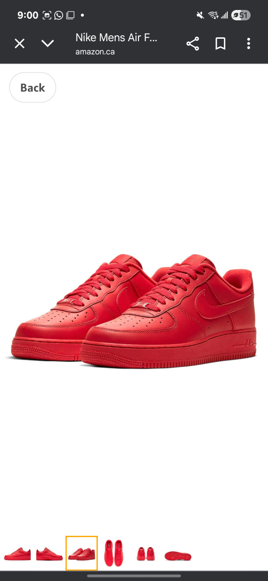 Nike Air Force 1 '07 Red - photo 3