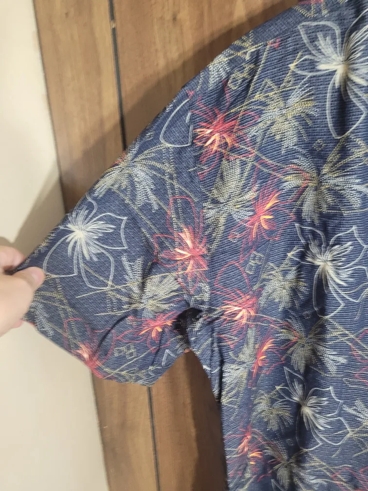 Ashworth XL Floral Button-Down Shirt image indicator(2)