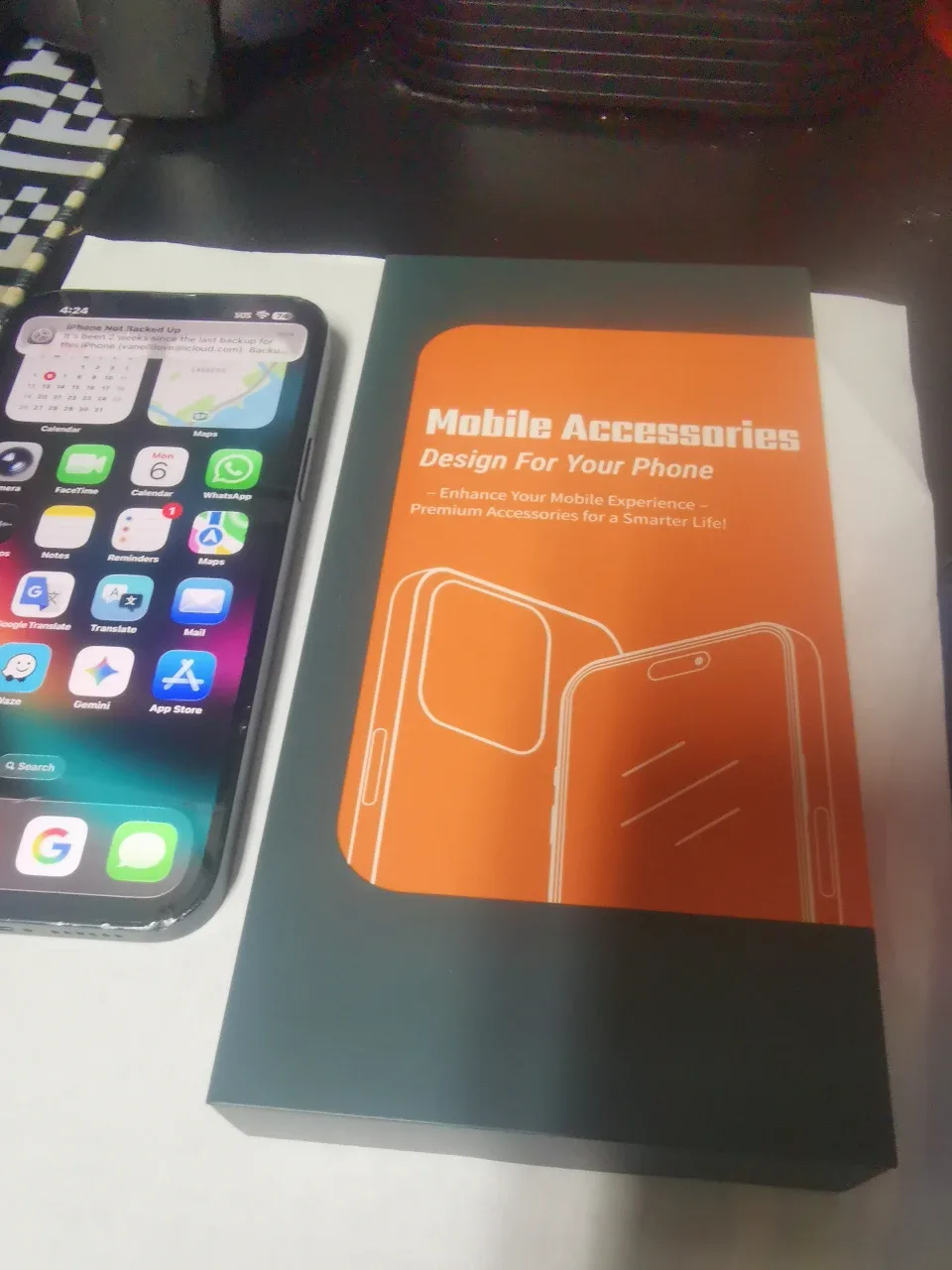 unlocked iPhone 14 plus with case and screen protector image indicator(6)