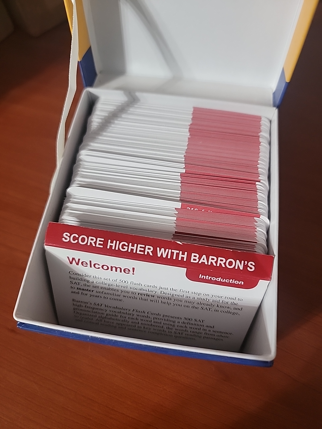 Barron's SAT Vocabulary Flash Cards - New - photo 2