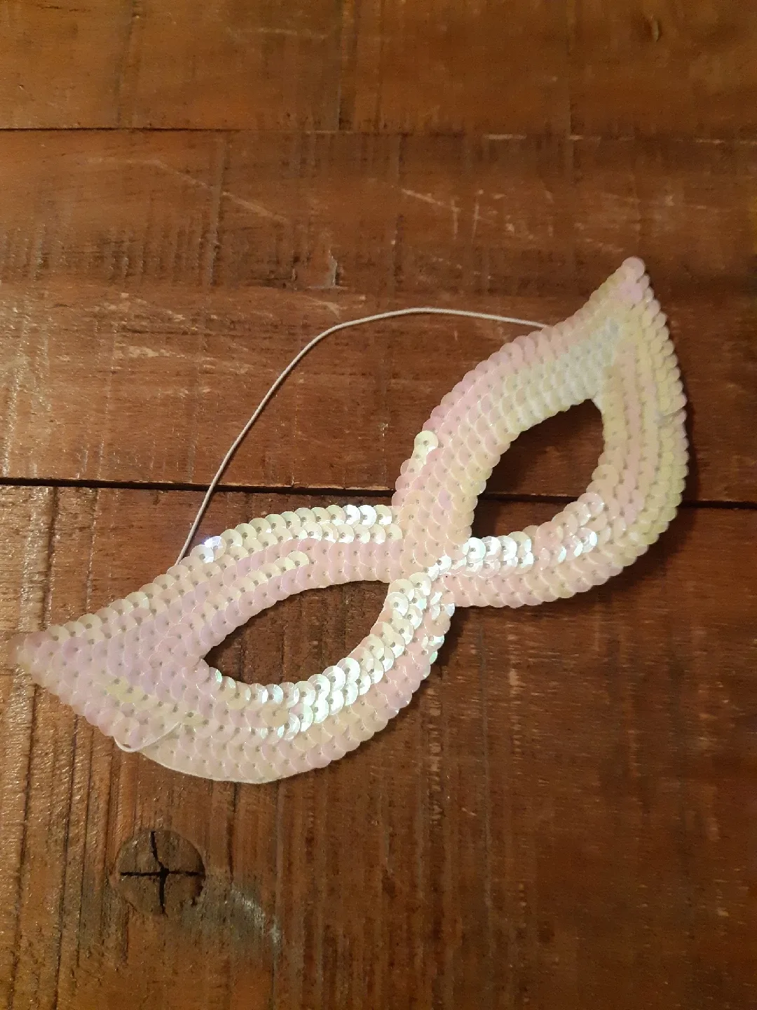 Sparkling sequin masquerade eye mask thumbnail