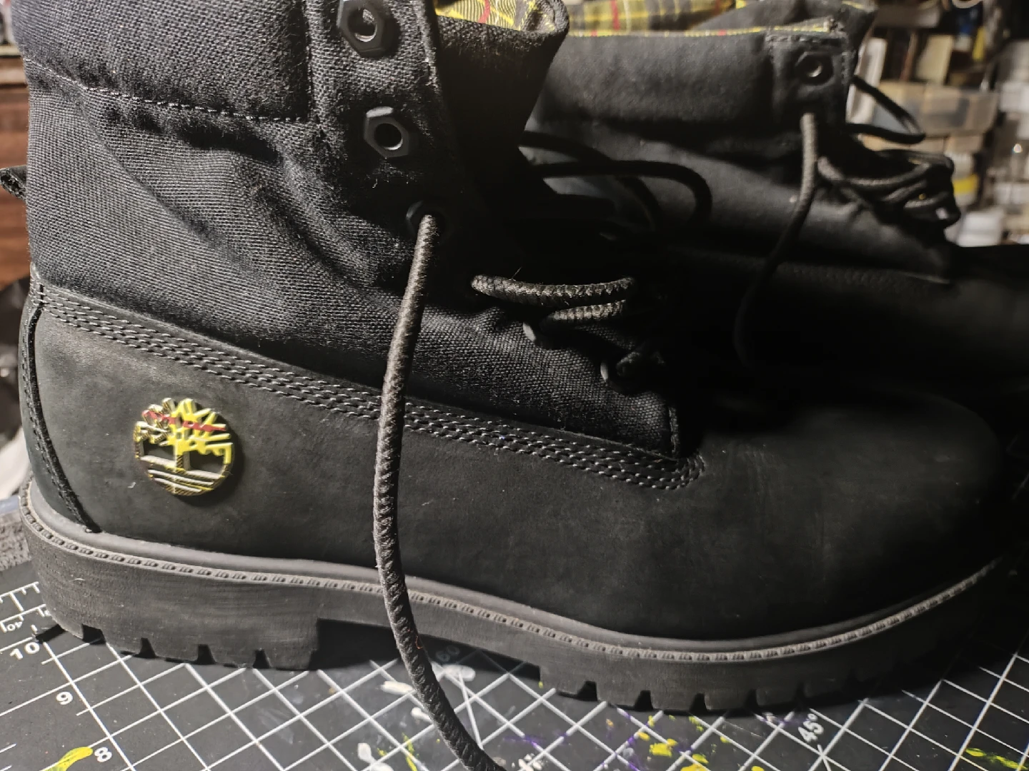 Timberland Roll Top Boots - Black