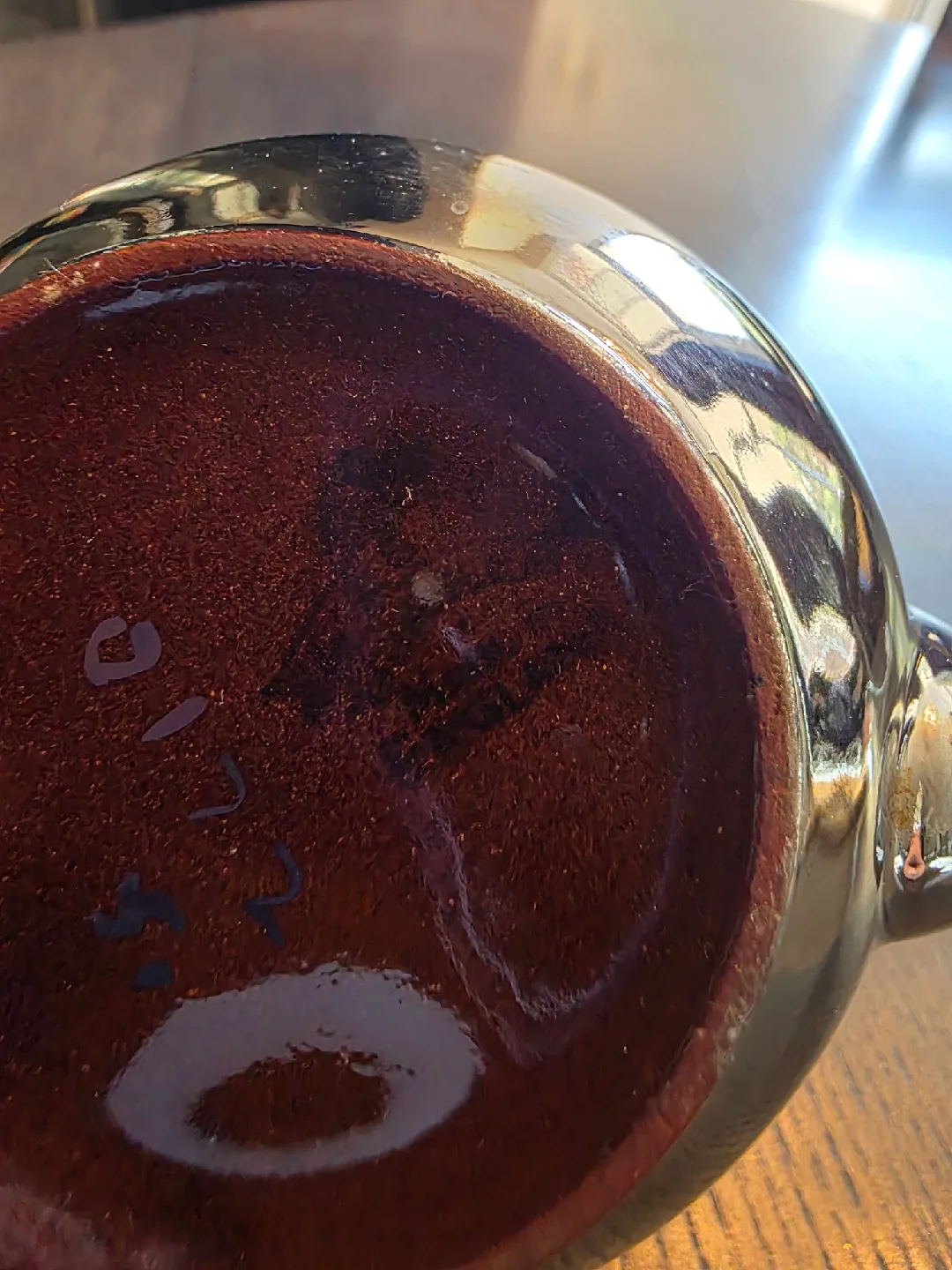 Small Vintage Pottery Teapot England image indicator(6)