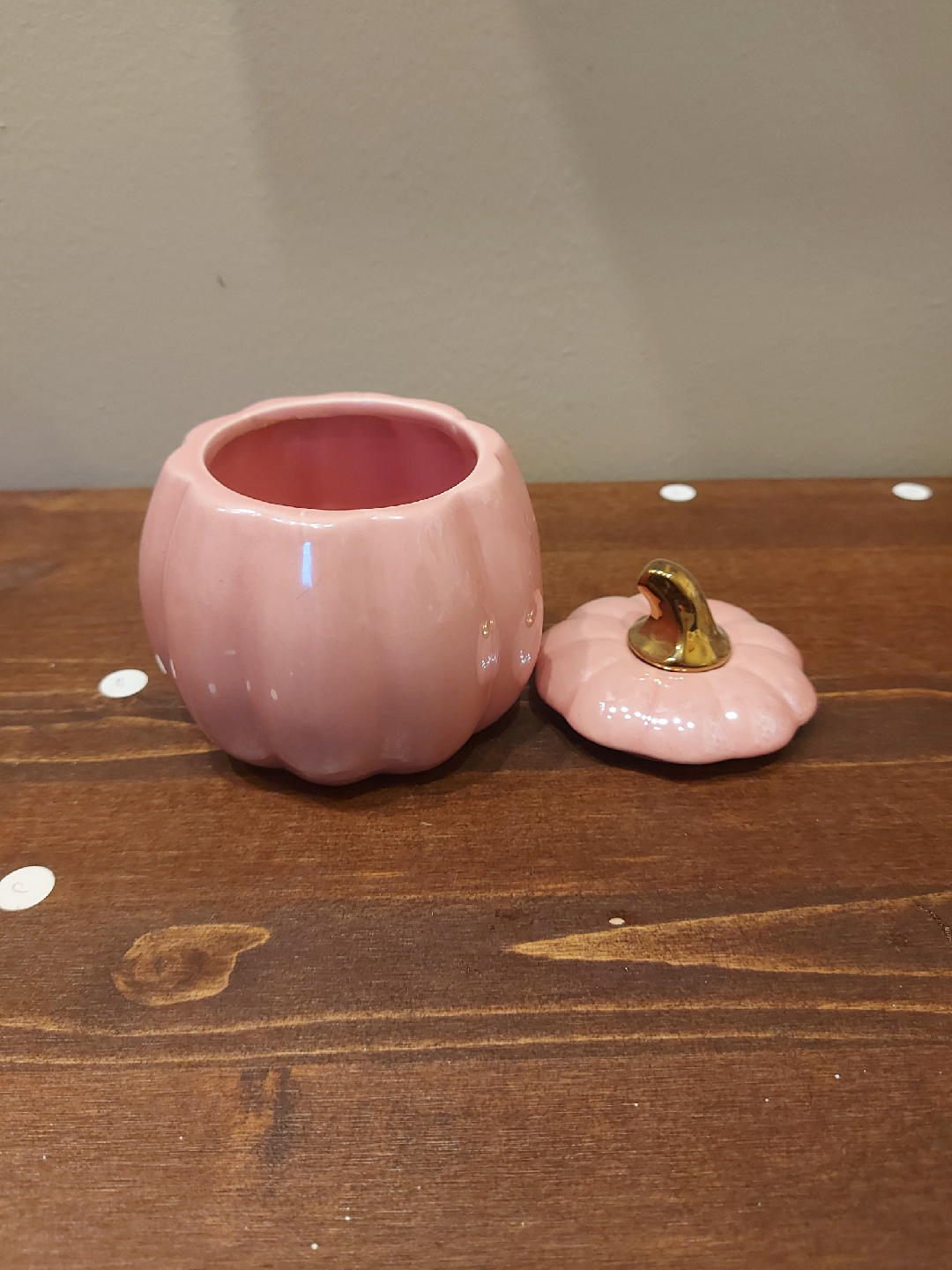 Charmed Aroma Pink Pumpkin Candle Holder - photo 2
