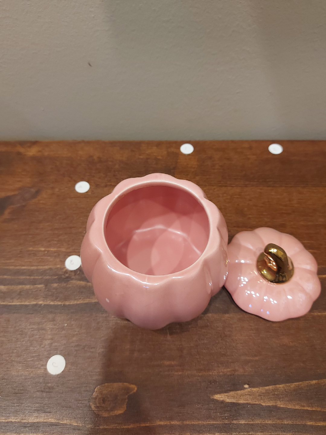 Charmed Aroma Pink Pumpkin Candle Holder - photo 3