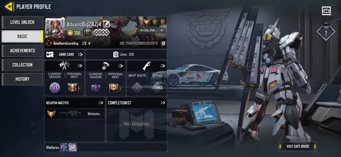 Gundam Mobile Suit COD account for mobile for sale image indicator(5)