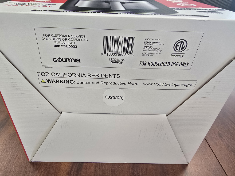 Gourmia GAF826 Air Fryer - photo 3