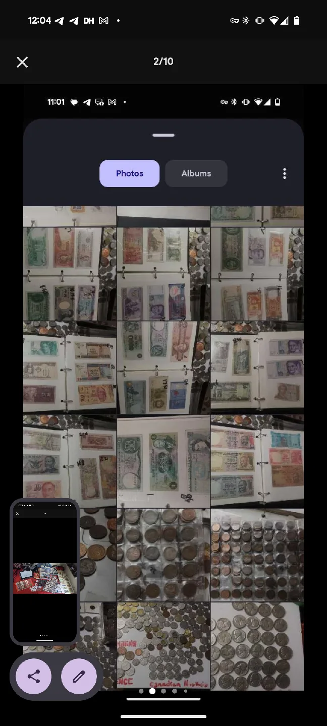 Vintage Canadian & Foreign Coin Collection image indicator(7)