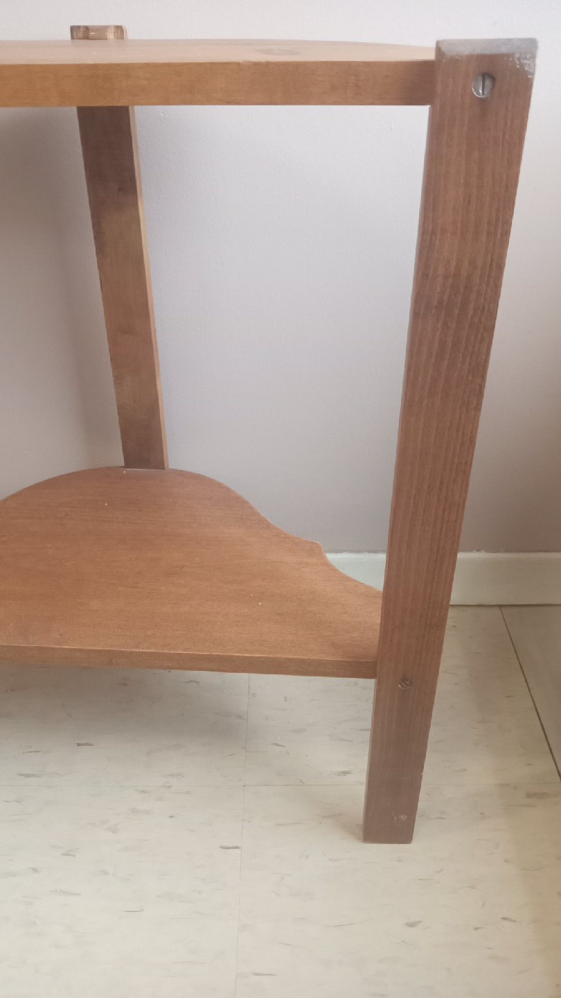 Wooden side table - photo 4