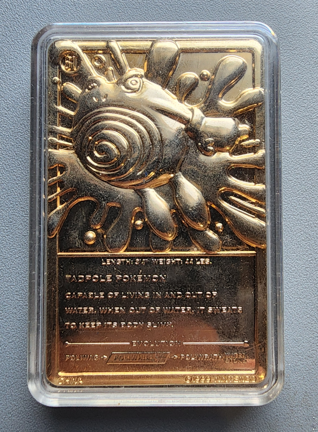 Pokémon Poliwag Gold Card - photo 2