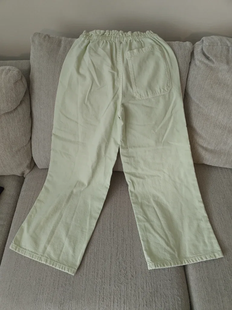 Zara Kids Light Green Pants (Size 11-12) - New with Tags! image indicator(4)