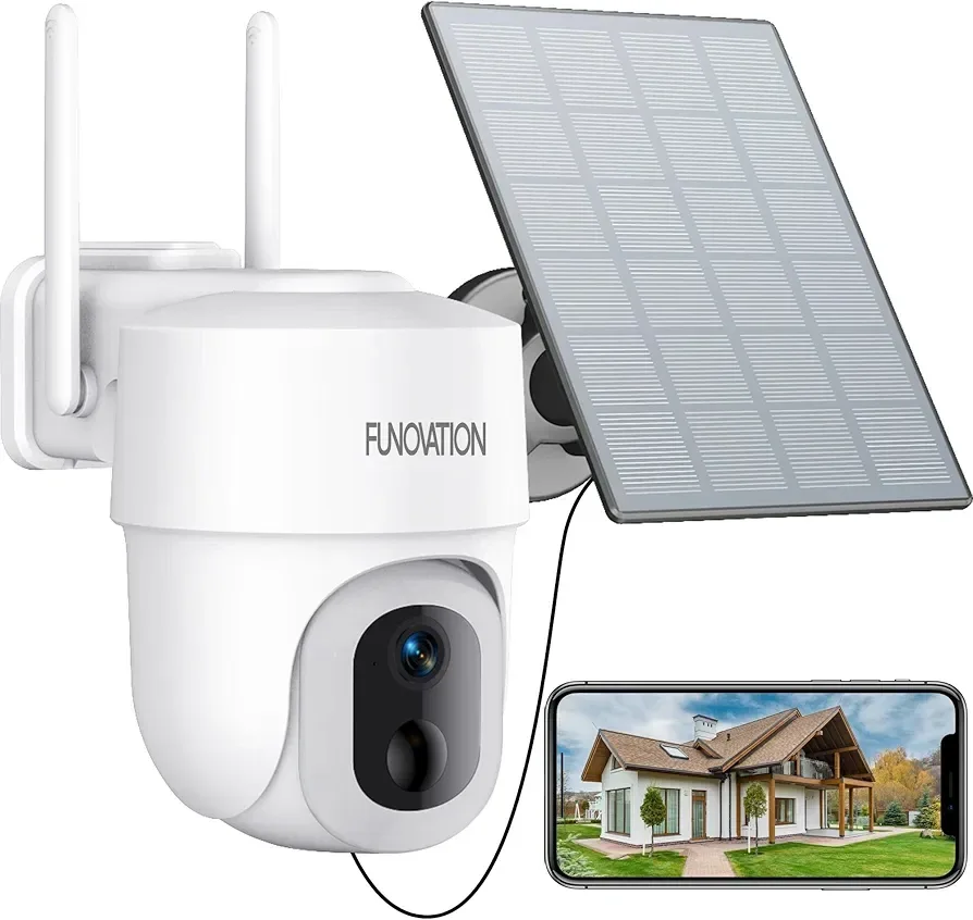 FUNOVATION Outdoor Security Camera - Wireless & Solar Powered thumbnail