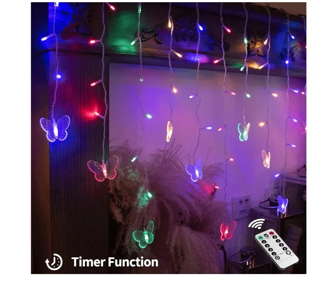 Butterfly LED String Lights - Colourful image indicator(7)