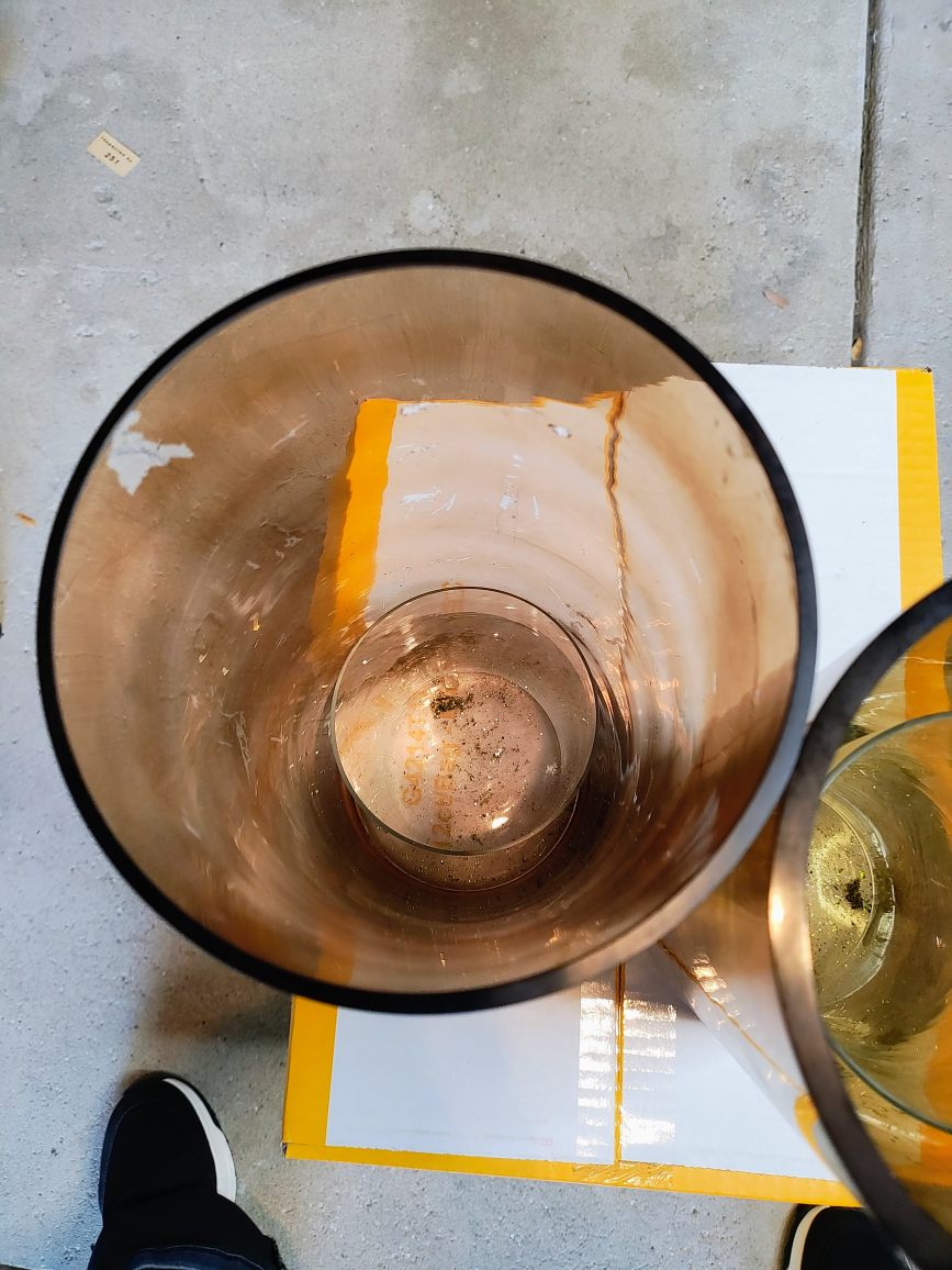 Brown Glass Vase Set - photo 2