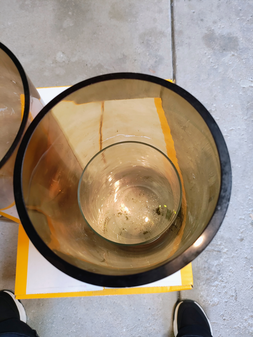 Brown Glass Vase Set - photo 3