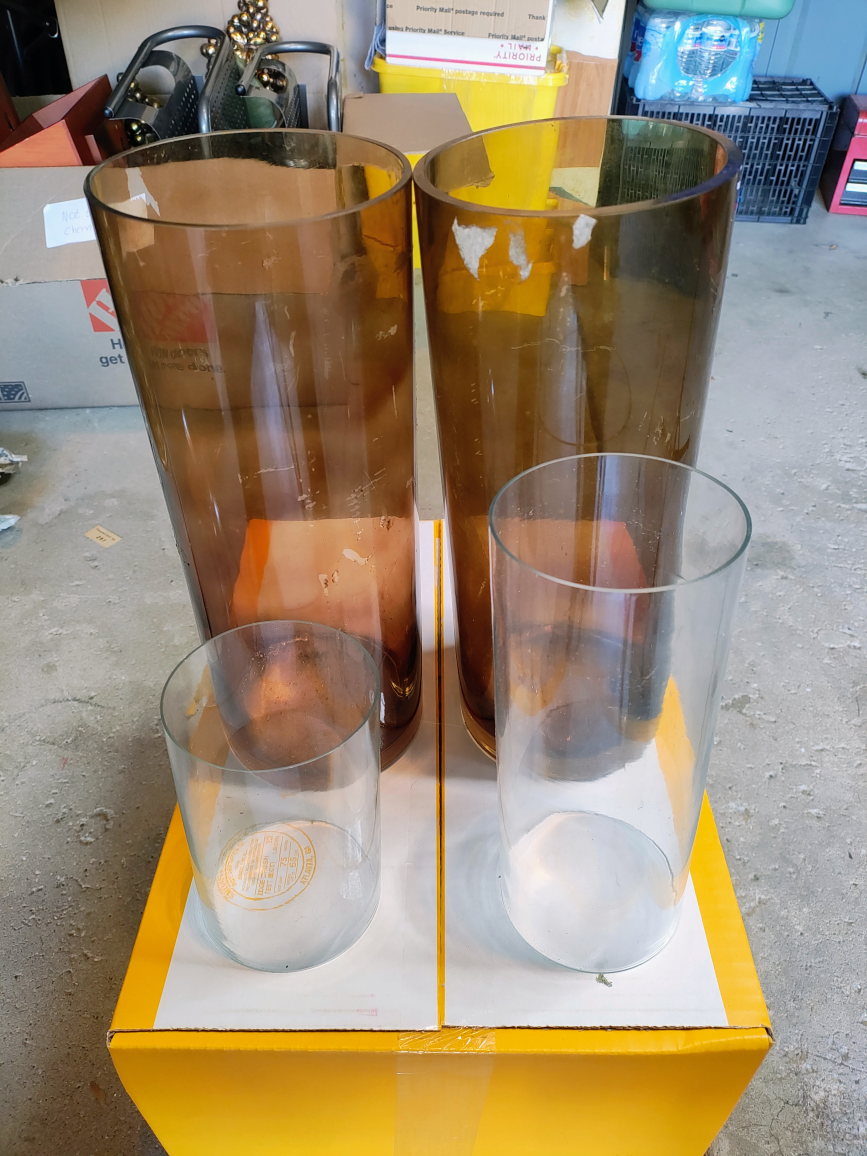 Brown Glass Vase Set - photo 4
