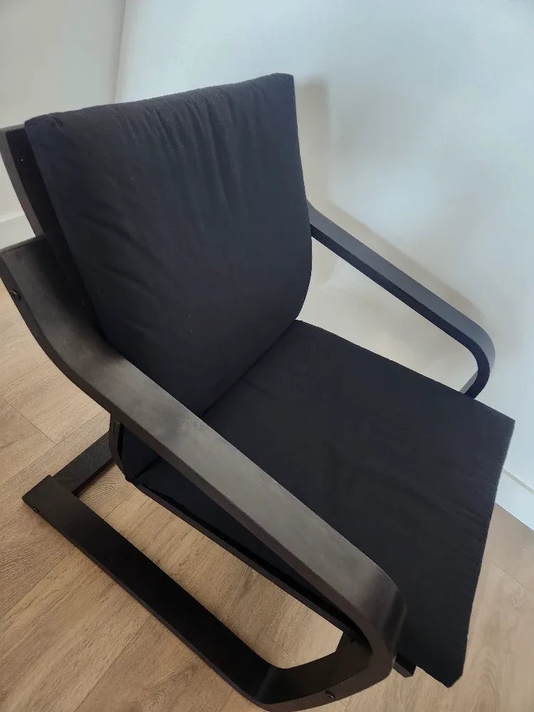 Ikea Poang low-back chair - Black image indicator(3)
