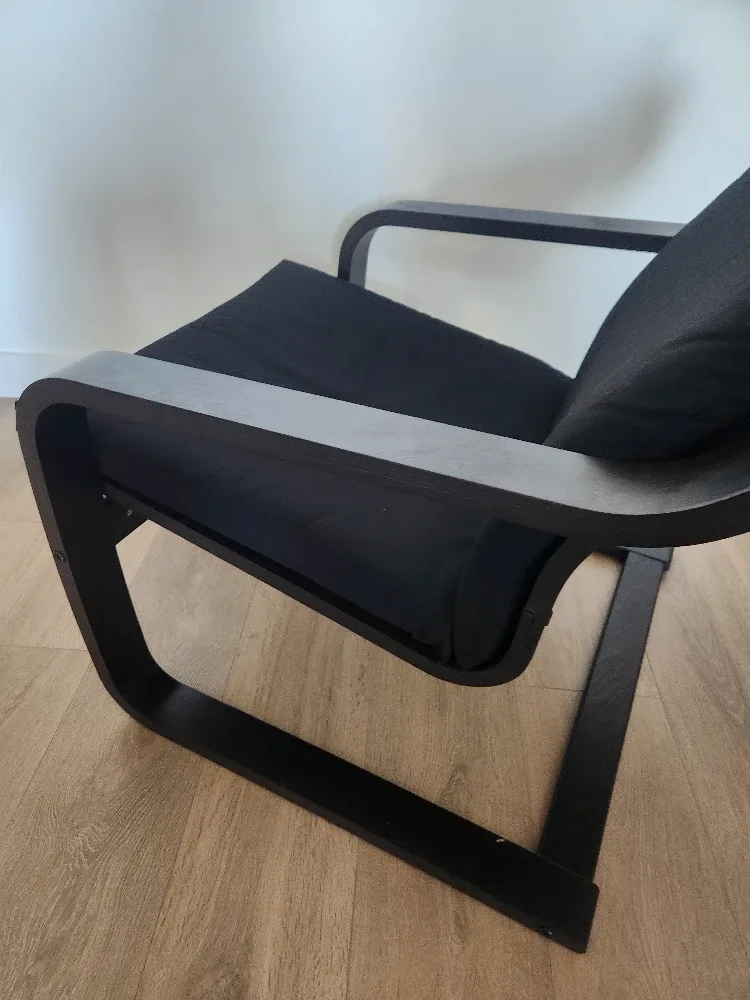 Ikea Poang low-back chair - Black image indicator(5)