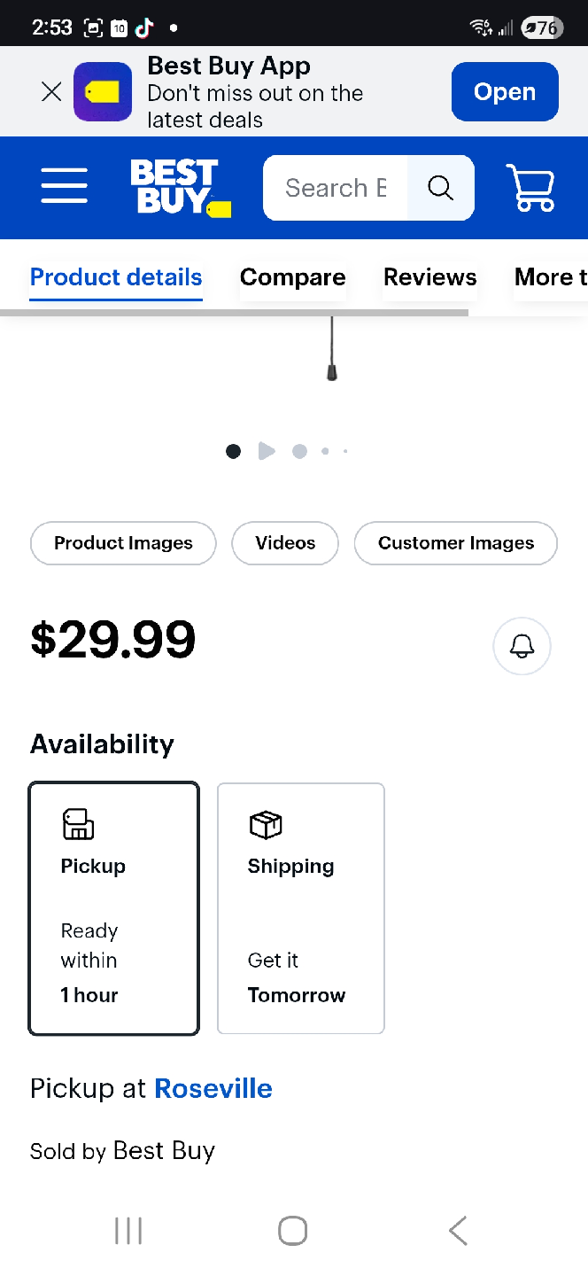 Best Buy Essentials Fixed TV Wall Mount 37-90" - Black - photo 3