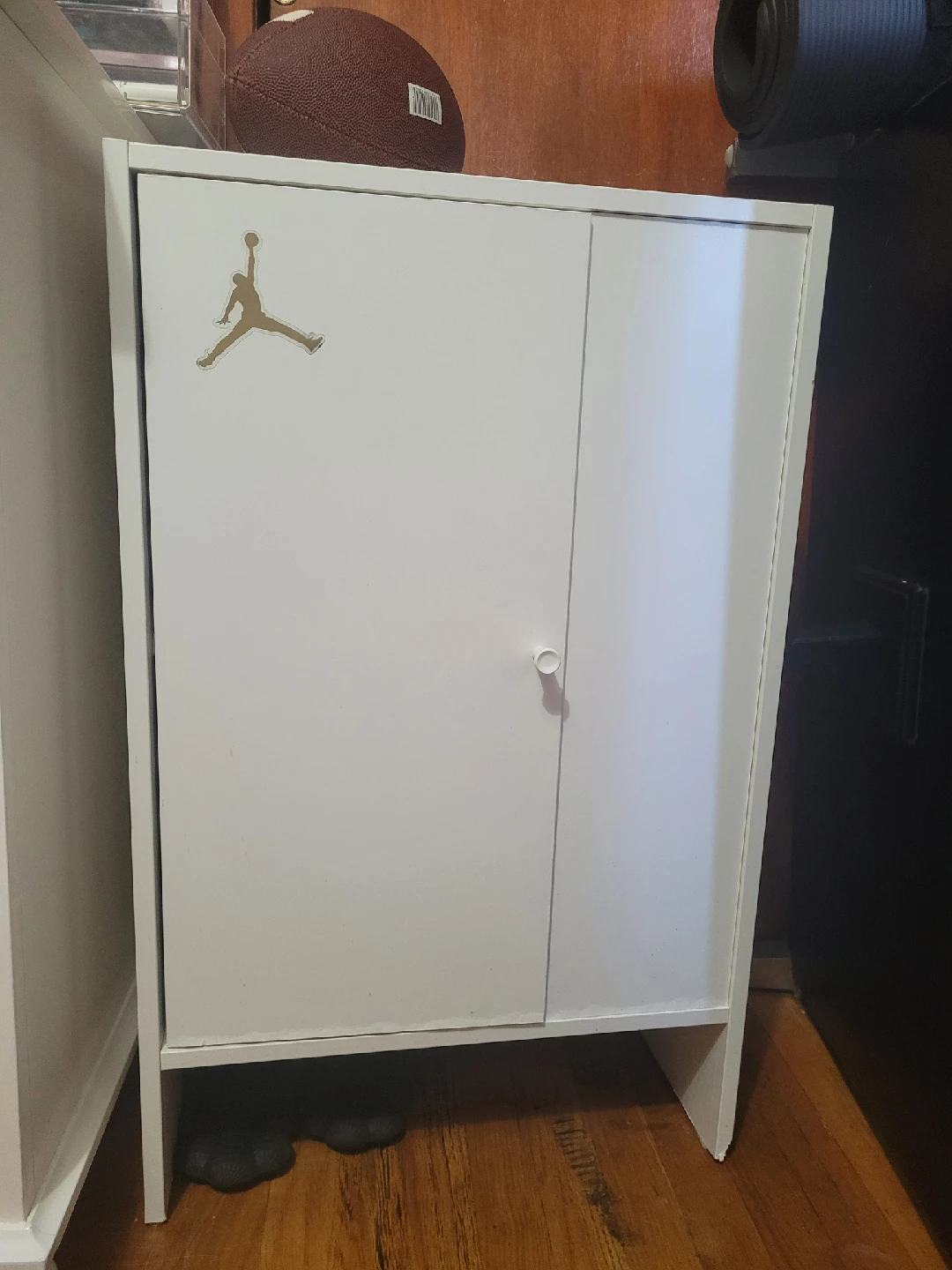 Jordan White Shoe Cabinet
