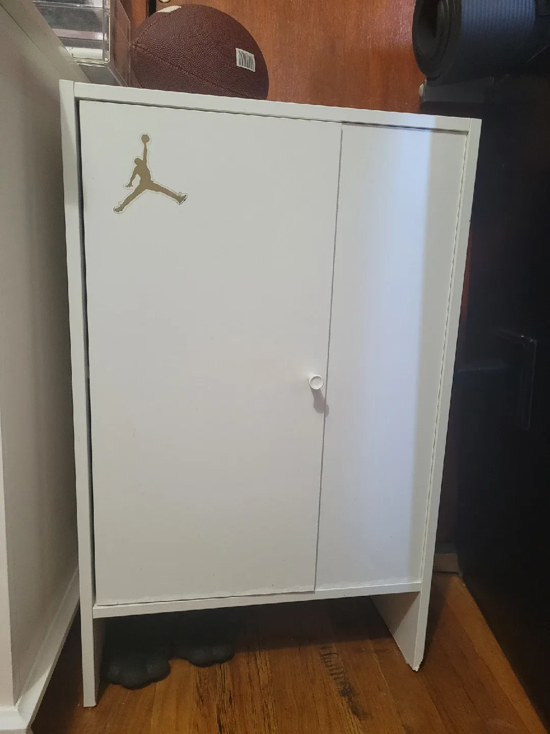 Jordan White Shoe Cabinet thumbnail