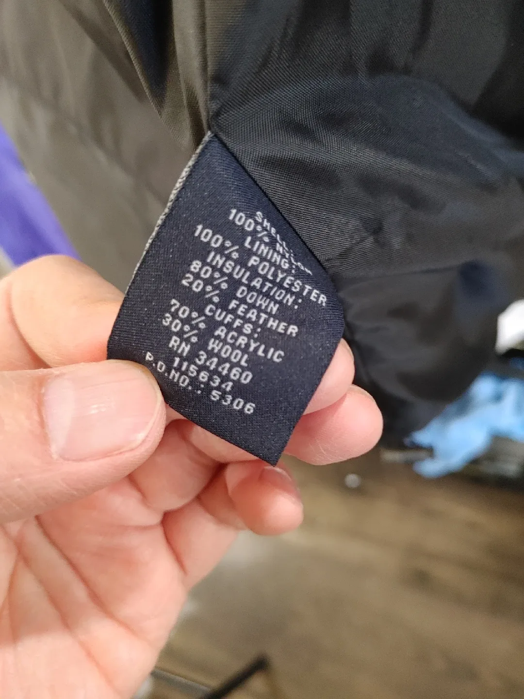 🧡BRAND NEW LONDON FOG DOWN FILLED JACKET MENS SIZE XL image indicator(3)