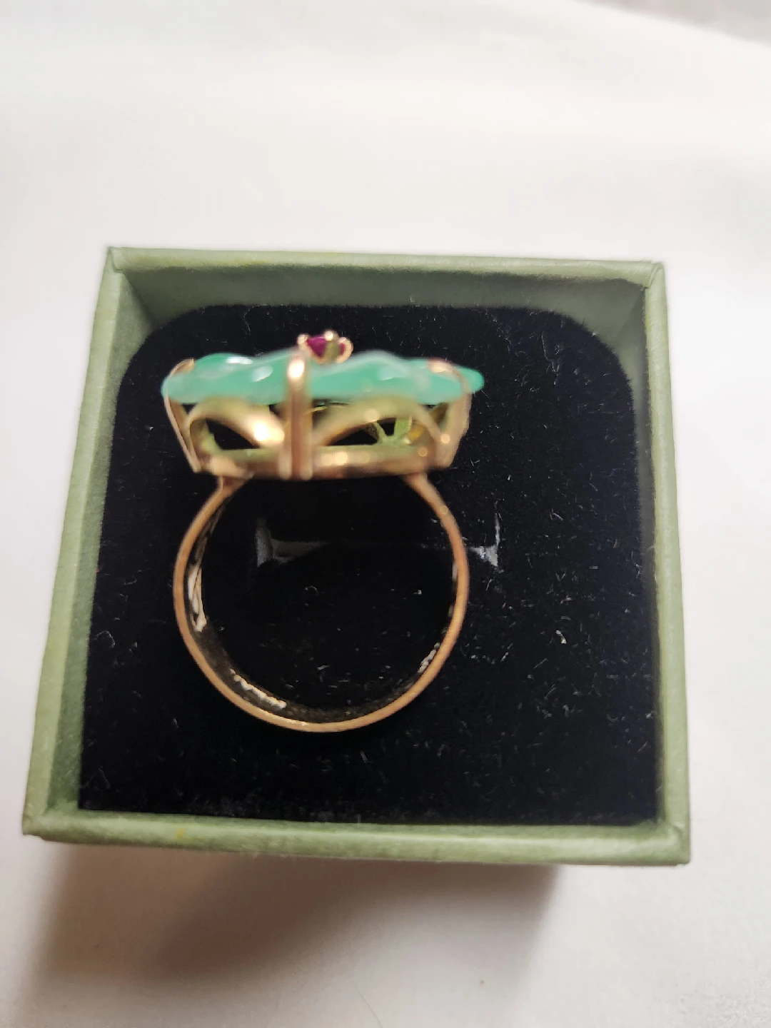 Vintage gold Flower bracelet or Ring - photo 5