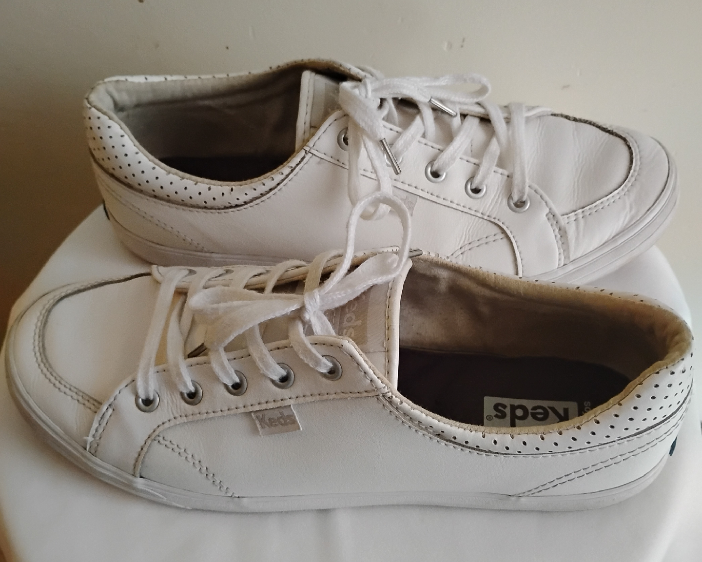 Keds White Leather Sneakers - photo 4