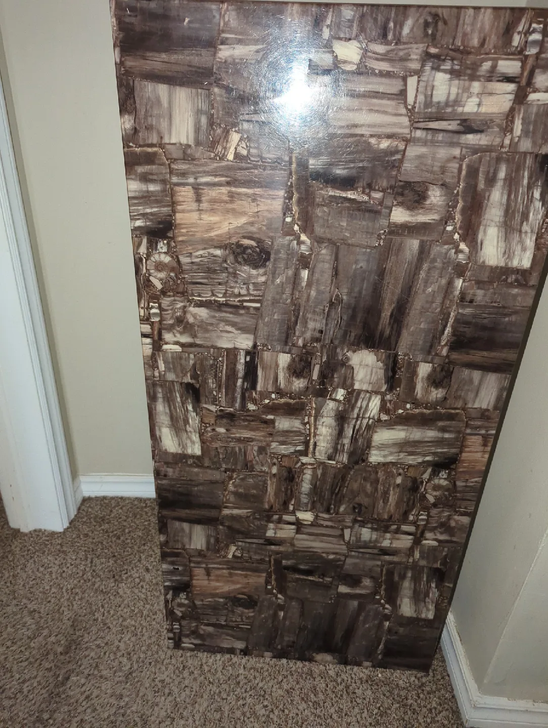 Wood Grain Patterned Side Table image indicator(2)