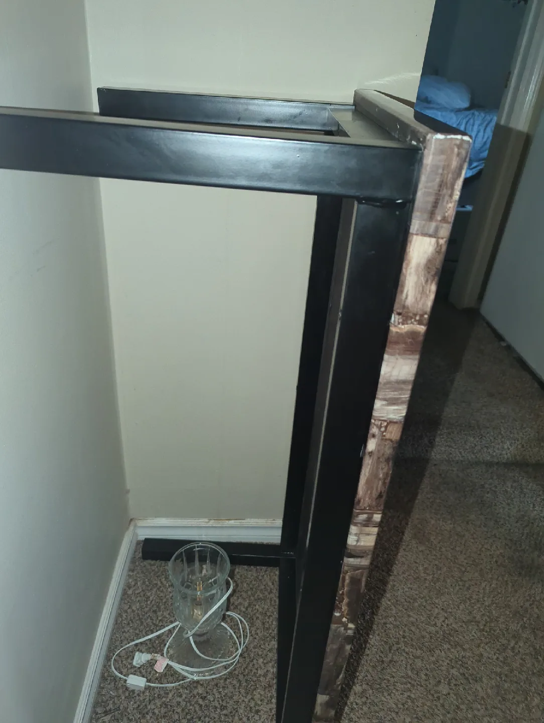 Wood Grain Patterned Side Table image indicator(3)