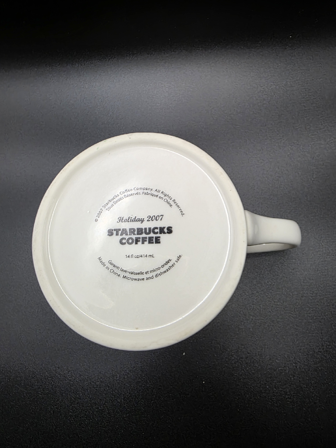 Starbucks Holiday 2007 Coffee Mug 14oz - photo 3