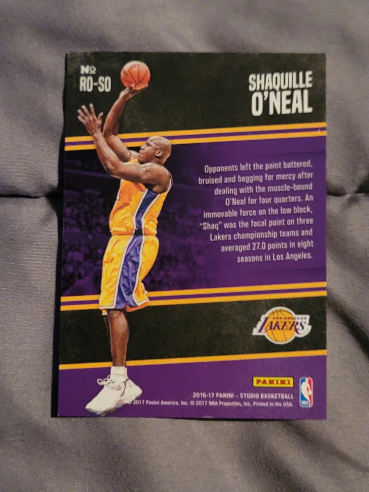 Shaquille O'Neal Basketball Card image indicator(2)