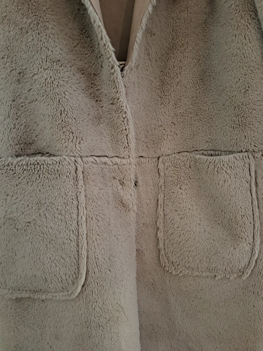 Tan Faux Fur Coat image indicator(4)